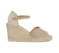 Geox D Gelsa B, Sandali con Zeppa Donna, Tortora, 41 EU
