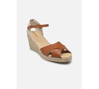 Geox D Gelsa Low A, Sandali con Zeppa, Cognac, 41 EU