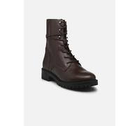 Geox D Hoara E, Stivale alla Caviglia Donna, Marrone Scuro, 39.5 EU