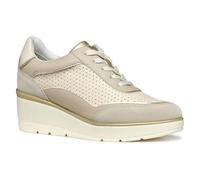 Geox D ILDE B, Scarpe da Ginnastica Donna, Beige/Lt Taupe, 37 EU