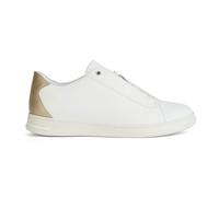 Geox D Jaysen A, Sneaker Donna, White Lt Gold, 39.5 EU