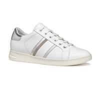 Geox D Jaysen E, Scarpe da Ginnastica Donna, White/Silver, 41 EU