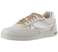 Geox D Jaysen G, Sneaker Donna, White Silver, 38 EU