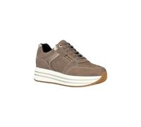 Geox D Kency A, Scarpe da ginnastica Donna, Marrone Dk Taupe Lead, 36 EU