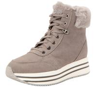 Geox D Kency C, Scarpe da Ginnastica, Grigio (Dk Stone), 41 EU