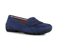 Geox D Kosmopolis + Grip, Mocassino Donna, Blu Navy, 39.5 EU