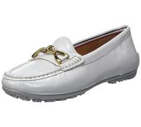 Geox D Kosmopolis + Grip, Moccasin Donna, Grigio Chiaro, 41 EU