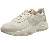 Geox D Kristene A, Sneakers Donna, Bianco/Rosa (White/Dk Rose), 37 EU