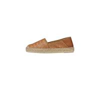 Geox D LAMPEDUSA A - Sandalo espadrillas con zeppa Donna, Camel,