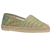 Geox D LAMPEDUSA A - Sandalo espadrillas con zeppa Donna, Mint,