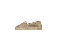 Geox D LAMPEDUSA A, Sandalo Espadrillas con Zeppa Donna, Taupe, 37 EU