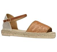 Geox D LAMPEDUSA B, Sandalo Piatto Donna, Camel/Lt Taupe, 36 EU