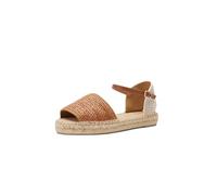Geox D LAMPEDUSA B, Sandalo Piatto Donna, Camel/Lt Taupe, 36 EU