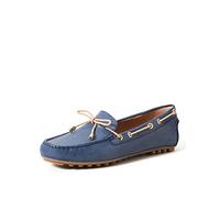 Geox D Leelyan C, Mocassini Donna, Blu Beige Blue Sand, 38 EU