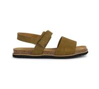 Geox D Leuca C, Sandali Piatti Donna, Salvia, 38.5 EU