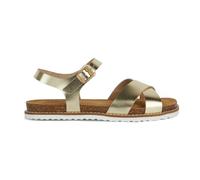 Geox D Leuca D, Sandali Piatti Donna, Lt Gold, 38 EU