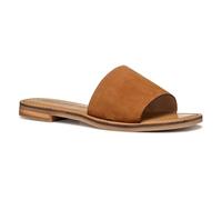Geox D MADDALUSIAC L, Sandalo Scorrevole Donna, Camel, 38 EU