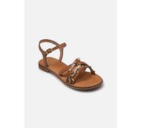 Geox D MADDALUSIAC D, Sandalo Scorrevole Donna, Camel, 39 EU