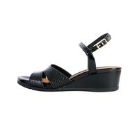 Geox D Marykarmen A, Sandali con Zeppa, Nero, 41 EU