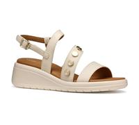 Geox D MELICONIA Zeppe in Poliuretano Sintetico per Donne Papyrus - EUR 36
