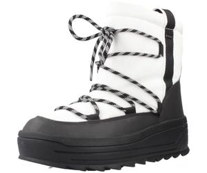Geox D Milleiny B ABX A - Barca alla Caviglia da Donna, Bianco Nero, 39 EU