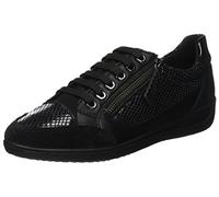 Geox D Myria A - Scarpe da Ginnastica Alte Donna, Nero (Blackc9999), 35 EU