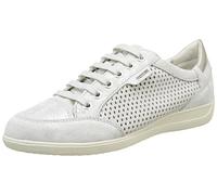 Geox D Myria B - Scarpe da Ginnastica Basse Donna, Bianco (off WHITEC1002), 35 EU