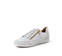 Geox D MYRIA, Sneakers Donna, Bianco White Off White, 36 EU