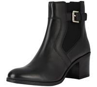 Geox D New Asheel, Caviglia Barca Donna, Nero, 35 EU