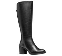 Geox D New Asheel, Stivali Alti al Ginocchio Donna, Nero, 41 EU