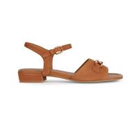 Geox D New Eraklia 15, Sandali Piatti Donna, Cognac, 38.5 EU