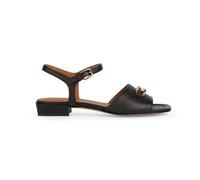 Geox D New Eraklia 15, Sandali Piatti Donna, Nero, 37 EU