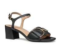 Geox D New ERAKLIA 50 B, Sandalo con Tacco Donna, Black, 41 EU