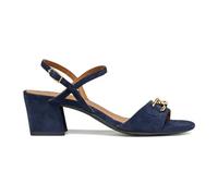 Geox D New Eraklia 50, Sandalo con Tacco Donna, Blu Navy, 37 EU