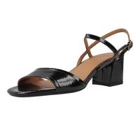 Geox D New Eraklia 50, Sandalo con Tacco Donna, Nero, 36.5 EU
