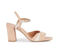 Geox D New Eraklia 80 D, Sandalo con Tacco Donna, Beige, 38 EU