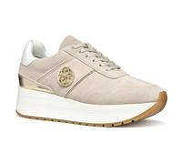 Geox D New KENCY A - Scarpe da Ginnastica Donna, Lt Taupe/Lt Gold,