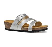 Geox D New STHELLAE A, Sandalo Piatto Donna, Silver, 40 EU