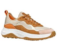 Geox D OLIVIERA + Grip A, Scarpe da Ginnastica Donna, Lt Taupe/Cognac, 35 EU