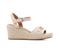 Geox D Panarea C, Sandali con Zeppa, Sabbia, 38.5 EU