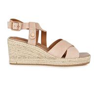 Geox D Panarea, Sandali espadrillas Donna, Beige (Nude), 38 EU
