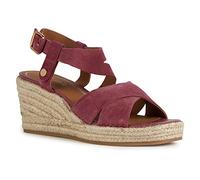 Geox D Panarea, Sandali espadrillas Donna, Rosa (Cyclamen), 38 EU