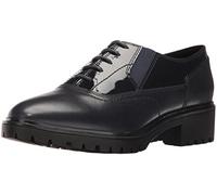 Geox D Peaceful H - Scarpe Oxford Donna, Blu (Dk Navyc4021), 35 EU