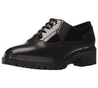 Geox D Peaceful H, Scarpe Stringate Basse Oxford Donna, Schwarz (BLACKC9999), 36 EU