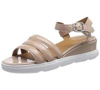 Geox D Pisa, Sandalo, Beige, 39 EU