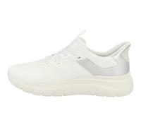 Geox Scarpe da Ginnastica da Donna D PLUMMERY Plus B, Bianco/Argento, 41 EU