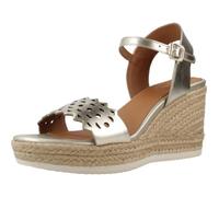 Geox D Ponza A, Sandali con Zeppa Donna, Lt Gold, 38 EU