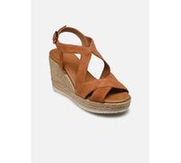 Geox D Ponza C, Sandali con Zeppa, Cognac, 40 EU