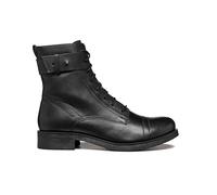 Geox D Rawelle C, Stivale alla Caviglia Donna, Nero, 34.5 EU