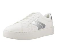 Geox D Skyely A, Scarpe da ginnastica Donna, Optic White Silver, 38 EU